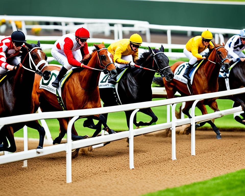 how many horse racing tracks in usa