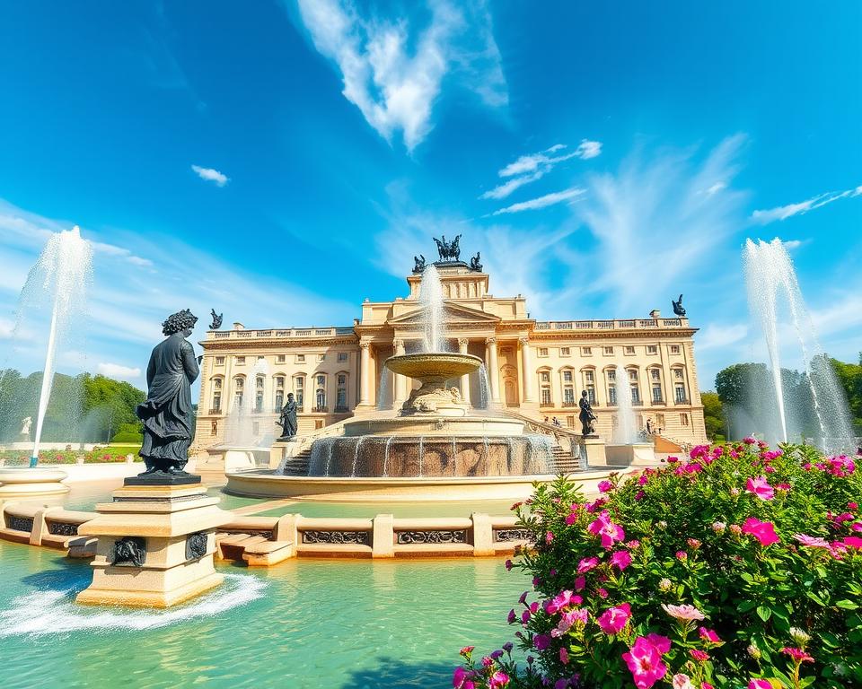 schoenbrunn palace fountains